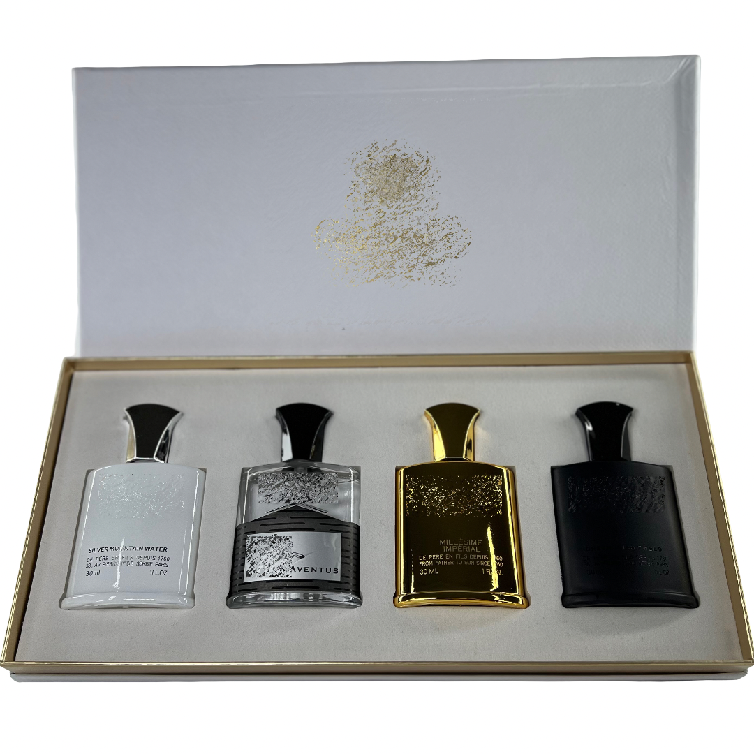 CR33D AV3NTUS - SILVER MNT WATER - MILLESIME IMPERIAL - GRN IRISH TW33D - 30ML x 4