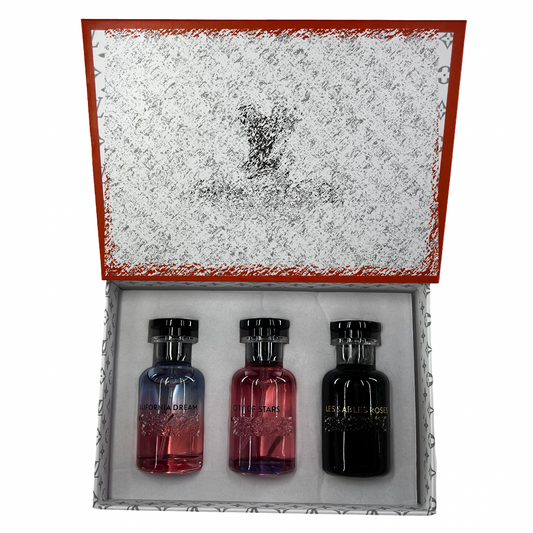 LV CALIFORNIA DR3AM - CITY OF STARS - L3S SABLES ROSES - GIFT SET - 30ML x 3