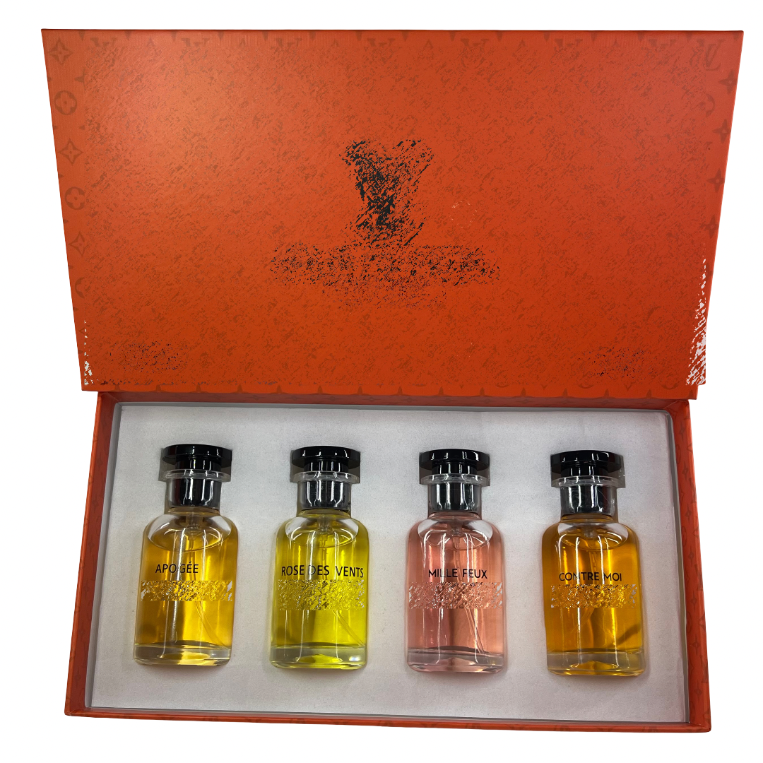 LV CONTR3 MOI - ROSE DES VENTS - MILL3 FEUX - APOGEE - GIFT SET - 30ML x 4